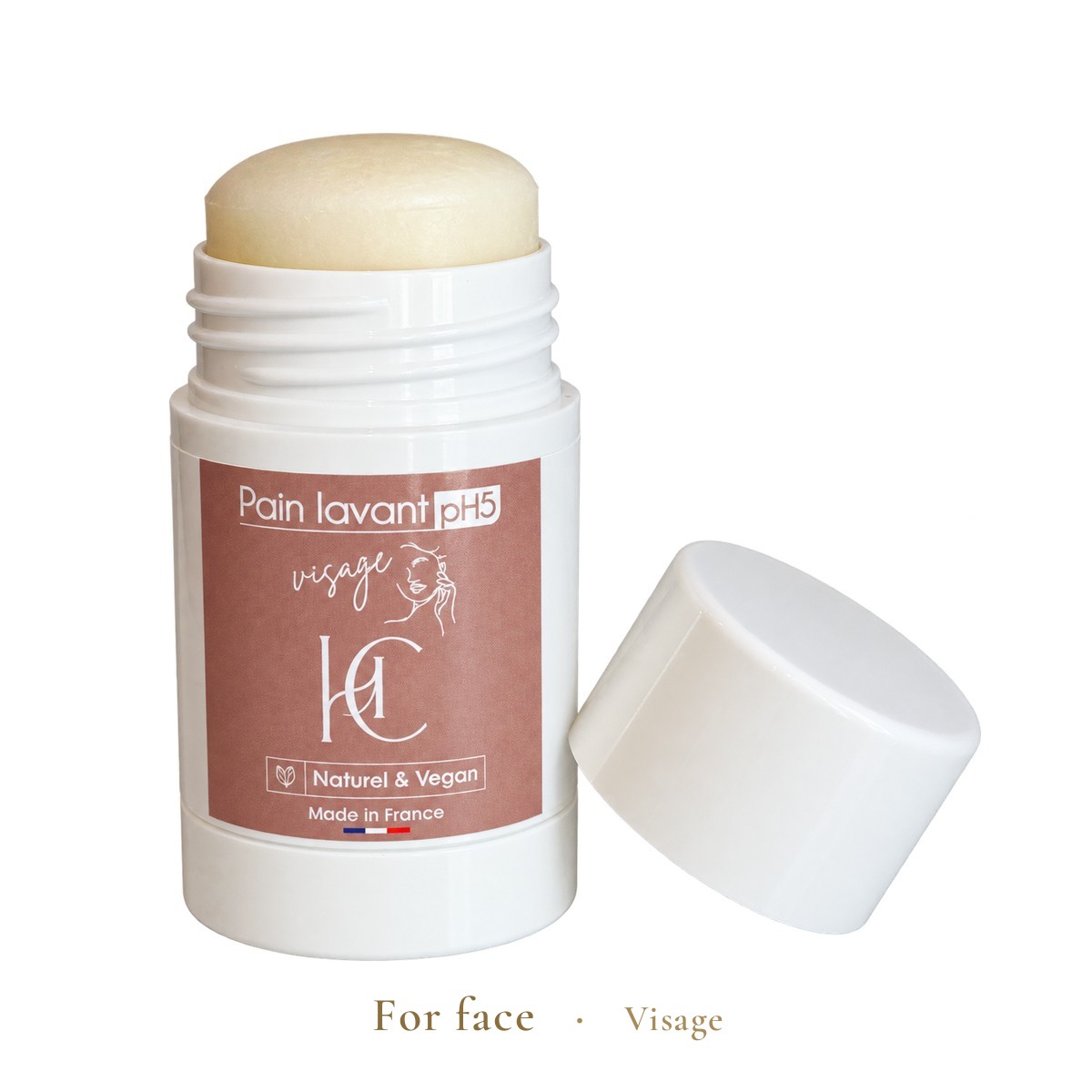 13 By HC pH 5 cleansing bar — face open