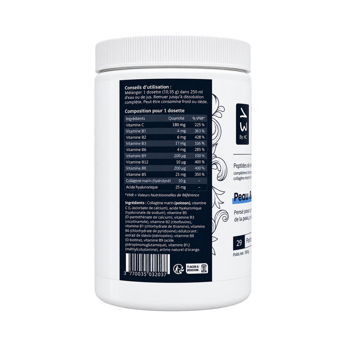13 By HC marine collagen — composition
