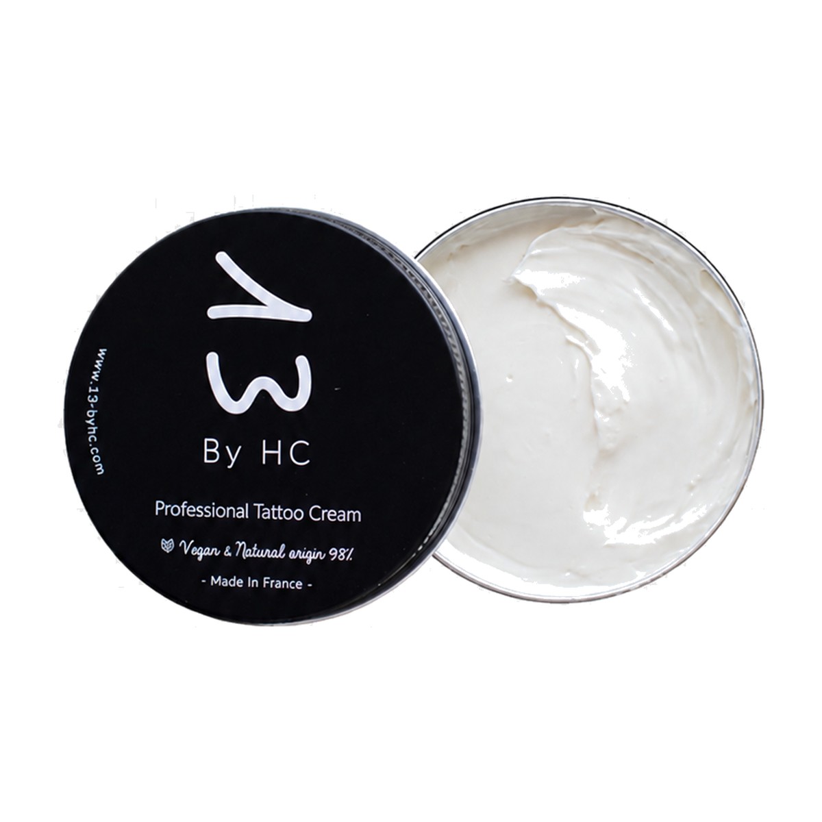 13 By HC healing cream 50 ml — open jar top view